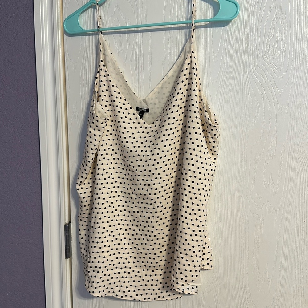 Express polka dot cami